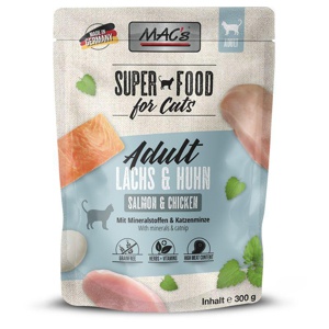 MAC´s CAT Lachs & Huhn Pouchbeutel 300 Gramm Katzennassfutter Produktbild