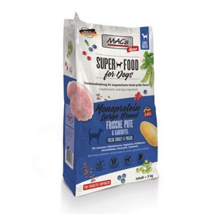 MAC's Dog Mono Adult Trockenfutter Large Breed frische Pute 3 kg Produktbild