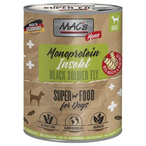 MAC's Monoprotein Insekten & Superfood 6 x 750 g Produktbild