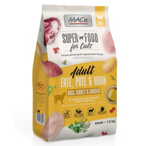 MAC's Superfood for Cats Adult Ente, Pute & Huhn Produktbild