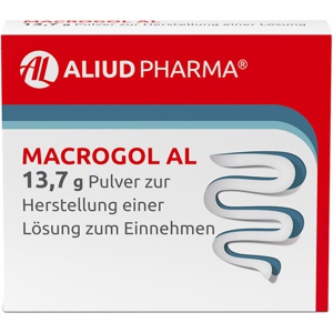 Macrogol AL 13,7 g Pulver bei Verstopfung Produktbild