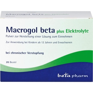 MACROGOL beta plus Elektrolyte Plv.z.H.e.L.z.Einn. Produktbild