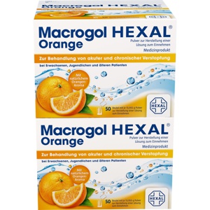 MACROGOL HEXAL Orange Plv.z.Her.e.Lsg.z.Einn.Btl. Produktbild