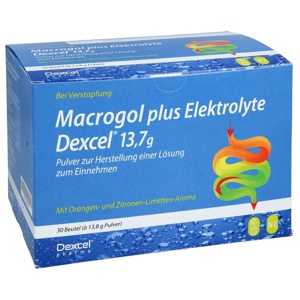 MACROGOL plus Elektrolyte Dexcel 13,7 g PLE Produktbild