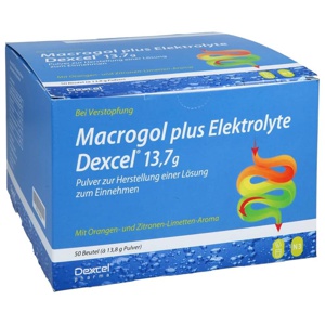 MACROGOL plus Elektrolyte Dexcel 13,7 g PLE Produktbild
