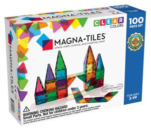 Magna-Tiles Clear colors 100-delar produkt bild