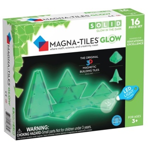 Magna-Tiles Glow 16 delar tilläggssats produkt bild
