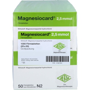 MAGNESIOCARD 2,5 mmol Filmtabletten Produktbild