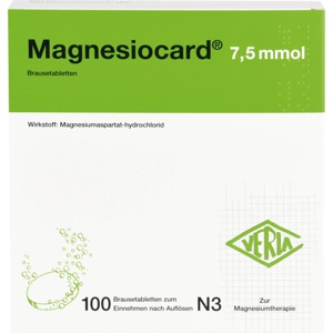 MAGNESIOCARD 7,5 mmol Brausetabletten Produktbild