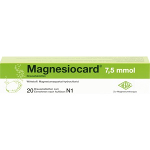 MAGNESIOCARD 7,5 mmol Brausetabletten Produktbild