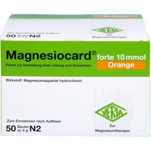 MAGNESIOCARD forte 10 mmol Orange Plv.z.H.e.L.z.E. Produktbild