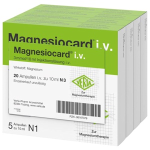 MAGNESIOCARD i.v. Injektionslösung Produktbild