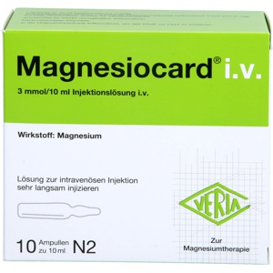MAGNESIOCARD i.v. Injektionslösung Produktbild