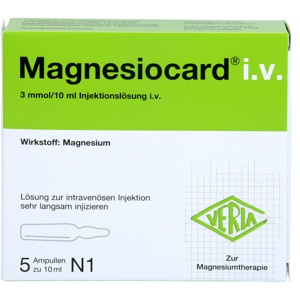 MAGNESIOCARD i.v. Injektionslösung Produktbild