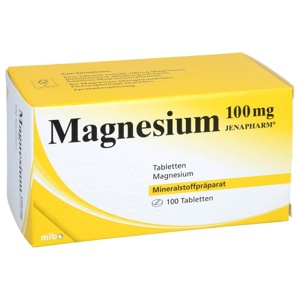 MAGNESIUM-100-mg-Jenapharm-Tabletten Produktbild