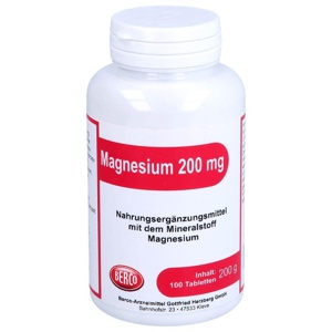 MAGNESIUM 200 mg Berco Tabletten Produktbild
