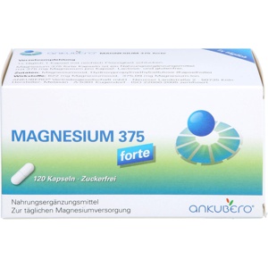 Magnesium 375 Forte Kapseln 120 St Kapseln Produktbild