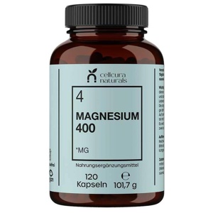 cellcura naturals MAGNESIUM 400 120 St Kapseln Produktbild