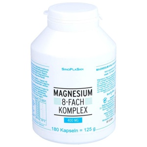 MAGNESIUM 8fach Komplex 400 mg Kapseln Produktbild