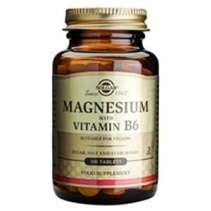 Magnesium med B6-vitamin 100 tabletter produktbillede