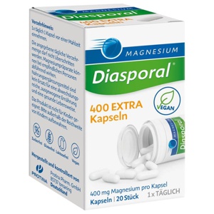MAGNESIUM Diasporal 400 EXTRA Kapseln 20 St Kapseln Produktbild