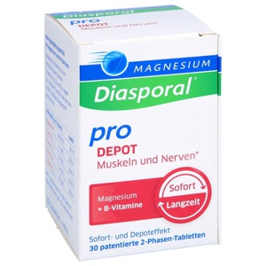 MAGNESIUM Diasporal pro DEPOT Muskeln + Nerven 30 St Tabletten Produktbild