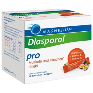 MAGNESIUM Diasporal Pro Muskeln + Knochen direkt 30 St Granulat Produktbild