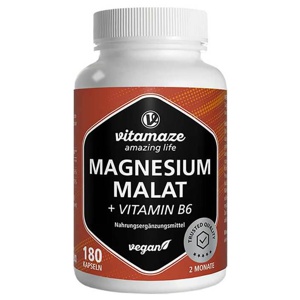 MAGNESIUM-MALAT 1800 mg+Vitamin B6 Kapseln Produktbild