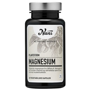 Nani Magnesium Organisk Planteform   60 kapsler produktbillede