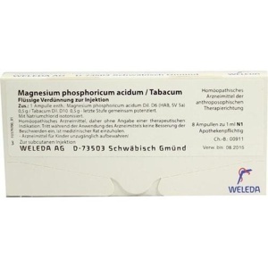 MAGNESIUM PHOSPHORICUM ACIDUM/Tabacum Ampullen Produktbild