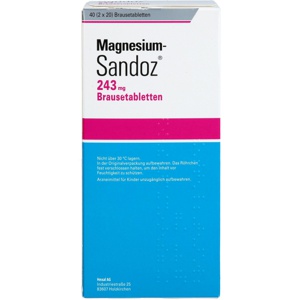 MAGNESIUM SANDOZ 243 mg Brausetabletten Produktbild