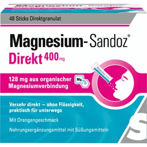 MAGNESIUM SANDOZ Direkt 400 mg Sticks Produktbild
