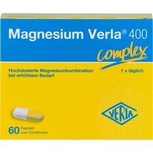 MAGNESIUM VERLA 400 Kapseln Produktbild