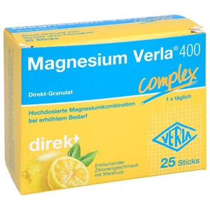 MAGNESIUM VERLA 400 Zitrone Direkt-Granulat Produktbild