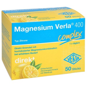 MAGNESIUM VERLA 400 Zitrone Direkt-Granulat Produktbild