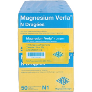 MAGNESIUM VERLA N Dragees Produktbild