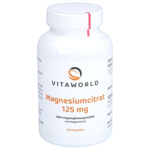 MAGNESIUMCITRAT 125 mg Kapseln Produktbild