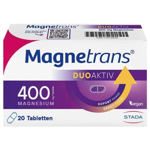 Magnetrans duo-aktiv 400 mg Tabletten, 20 St Tabletten Produktbild