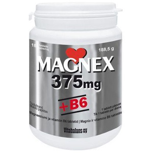 Magnex + Vitamiin B6 tbl 375+2,2mg N180 toote pilt