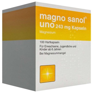 MAGNO SANOL uno 243 mg Kapseln Produktbild