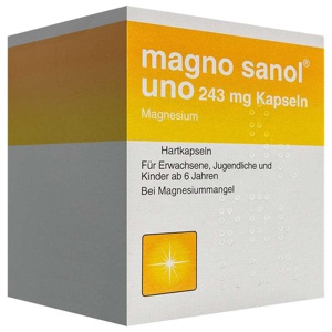 MAGNO SANOL uno 243 mg Kapseln Produktbild