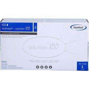 MAIMED-solution100 blue U-Hands.Nitril unst.pf L Produktbild