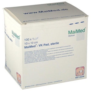 MAIMED VK Pad Vlieskompressen steril 10x10 cm Produktbild