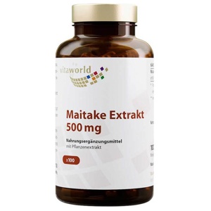 Maitake Extrakt 500 mg Kapseln, 100 St Kapseln Produktbild