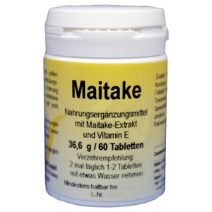 Maitake Tabletten, 60 St Tabletten Produktbild