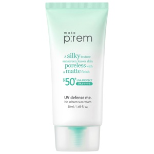 Make Prem No Sebum Sun Cream 50 ml produktbillede