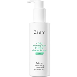 Make Prem Make Pr:em Safe Me Relief Moisture Cleansing Milk 200 ml produktbillede