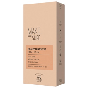 Make Sure Eggløsningstest stav - 10pk produktbilde