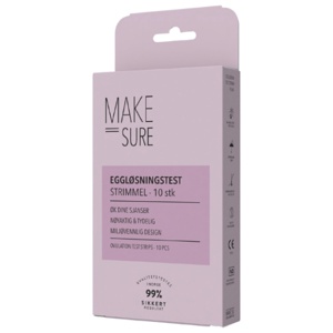 Make Sure Eggløsningstest Strimmel, 10 stk. produktbilde