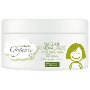 Simply Gentle Make-up fjerner Wet Pads Ø 30 stk. produktbillede